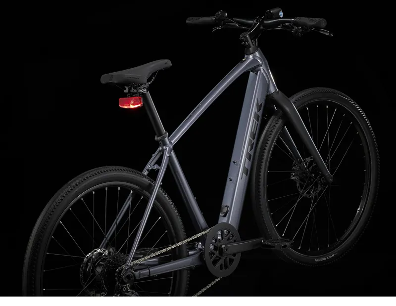 Trek Dual Sport+ 2 Hybrid eBike in Galactic Grey-9